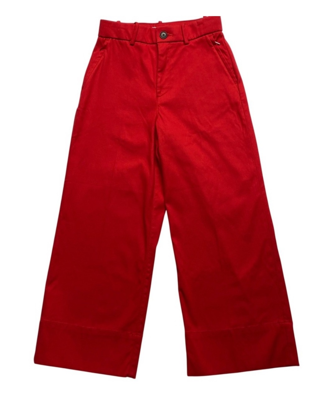SPANX Wide-Leg Trousers in red